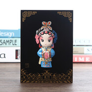 張家大院中國風特色禮品送老外事出國小禮物手工藝北京紀念品京劇臉譜擺件 花旦