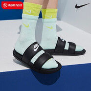 耐克（NIKE）幸運葉子男女拖鞋25秋新款出行沙灘鞋透氣休閑涼鞋拖鞋子 DC0496-001/黑白色 39