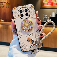 波羅座適用華為Mate50Pro手機殼創(chuàng  )意女款掛繩帶子指環(huán)支架網(wǎng)紅潮mate50全包鏡頭e防摔保護套 華為Mate50Pro【金色】配掛繩