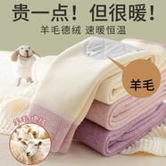 NICKYBABY校服神器冬季女童棉褲加絨兒童保暖褲加厚褲子內穿秋褲大童打底褲 5091紫色【德絨·羊羔絨】 170 cm