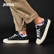 JOMA荷馬男女鞋 經(jīng)典低幫帆布鞋 夏季新款 板鞋情侶款百搭休閑鞋 黑色(女款) 43