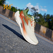 361°飛燃2ET跑步鞋男鞋專業(yè)馬拉松競速碳臨界運(yùn)動(dòng)鞋子男 【宅茲中國】沙丘白/野外綠 43