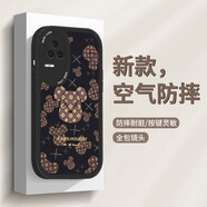 WAIDM 紅米k50手機(jī)殼k30i新款note11防摔k40s男女款小羊皮網(wǎng)紅保護(hù)套 【防摔黑】黑色潮牌熊 紅米NOTE11 5G