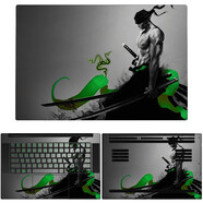 雷蛇Razer靈刃15電腦貼紙標(biāo)準(zhǔn)版精英版機身炫彩貼膜15.6英寸筆記本外殼保護膜 款式10 ABCD面