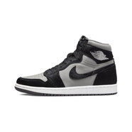 耐克（NIKE）Air Jordan 1 AJ1喬1女子運動籃球鞋 黑灰DZ2523-001 40