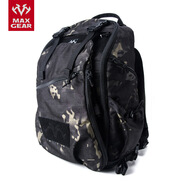 MAXGEAR鵠鷹戰(zhàn)術(shù)背包男戶外休閑運(yùn)動旅行尼龍雙肩包軍迷彩沖鋒個性背包 黑色魔蝎迷彩【MultiCAM Black】