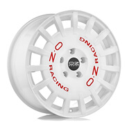 OZ輪轂 Rally Racing  17-19改裝 胎鈴 Race White + Red letterin 17x7
