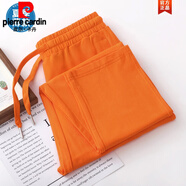皮爾卡丹（pierre cardin）2025夏季薄款85棉直筒運動(dòng)褲女彩色衛褲春秋長(cháng)褲橙色褲子休閑簡(jiǎn)約 橙色【夏季款】 M