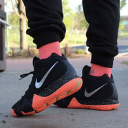 耐克（NIKE）新款男鞋歐文4 KYRIE 4戰(zhàn)靴籃球鞋943807-002 943806-943807-010 黑橙銀鉤 41