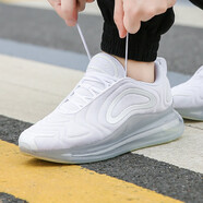 耐克（NIKE）男鞋跑步鞋夏季新款運(yùn)動(dòng)鞋AIR MAX720減震運(yùn)動(dòng)鞋防滑耐磨休閑鞋 AO2924-100 純白大氣墊/減震 40.5