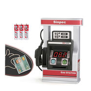 XQ兒童會(huì )說(shuō)話(huà)加油站玩具合金汽車(chē)模型紅綠燈路障警察過(guò)家家玩具 加油站[語(yǔ)音/音樂(lè )/插卡/仿真加