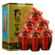 孔府家白酒 大陶39度酒低度金裝送禮推薦用酒山東名酒 39度 500mL 6瓶 /整箱裝