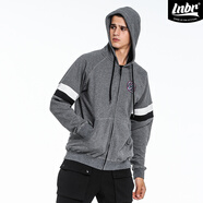 LIGHTNING BEARLIGHTNING BEAR拉鏈衛衣外套 原創(chuàng  )潮牌男裝oversize大碼連帽衛衣 深灰色 2XL(128)