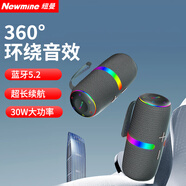 紐曼N511無線藍(lán)牙音箱炫彩迷你小音箱家用戶外便攜式桌面電腦音響防水大功率超長續(xù)航