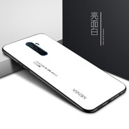 哲勒（ZHELE） oppoAce2手機殼renoace玻璃后殼全包邊防摔個性創(chuàng)意潮男女鏡面保護殼 【RenoACE】玻璃-亮面白-配膜
