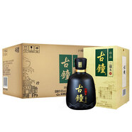 紅星古鐘珍品二鍋頭白酒 黑瓷瓶 46度清香型 白酒禮盒 450ML*6瓶 整箱 46度 450mL 6瓶 整箱裝