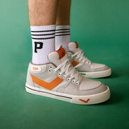 普尼夏季男款滑板鞋街頭時(shí)尚潮流復古透氣休閑鞋22M1AT14 22M1AT14OG 灰色 39