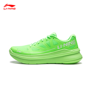 李寧凌越丨跑步鞋網(wǎng)面透氣男2024秋季柔軟百搭休閑減震慢跑鞋ARSU097 熒光綠-3 39