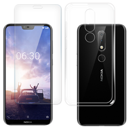 拓蒙 諾基亞X5/x6手機(jī)殼保護(hù)套NOKIA全包硅膠防摔殼7plus/6/2代軟套x71 諾基亞X6/TA-1099 全包手機(jī)殼