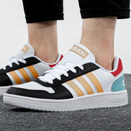 阿迪達斯（adidas）NEO男鞋春季新款運動(dòng)舒適低幫系帶休閑鞋板鞋BC0130 GY5899 42