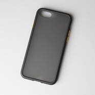 cance1 蘋(píng)果iPhoneXR手機殼全包硅膠XsMax套軟男防摔加厚高出屏幕78Plus撞色 【7/8 黑色】