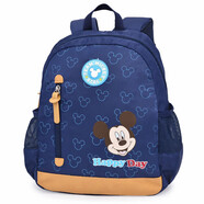 迪士尼（Disney）書包幼兒園男童米奇卡通小孩2-6周歲兒童雙肩包 SX-SM11793 藍(lán)色