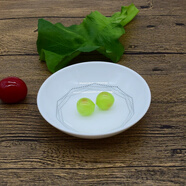 樂(lè )美雅(Luminarc)餐具無(wú)鉛耐熱盤(pán)子餐盤(pán)碟子漂亮現代簡(jiǎn)約石紋微波爐用 6件P3758味碟11CM