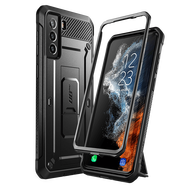SUPCASE 三星 GalaxyS21\/S22\/S22Ultra 新款全包防摔三防手機(jī)殼男款 三星S22【裂漆黑】