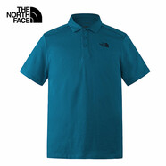 The North Face24春夏北面polo衫男款戶(hù)外舒適純色純棉經(jīng)典款polo短袖T恤8AV3 O0X/曬單評價(jià)有禮 M