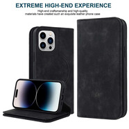 錦灝iPhone16pro max手機殼商務(wù)蘋(píng)果15/14/13plus插卡錢(qián)包磁吸翻蓋支架magsafe全包防摔12/11保護套 磁吸無(wú)線(xiàn)充多卡皮套黑色 5.4英寸蘋(píng)果12 mini