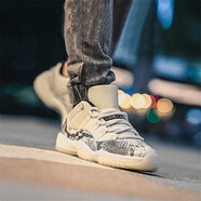 耐克（NIKE）男女鞋 11代 Air Jordan 11 AJ11 喬11男子女子籃球鞋 CD6846-CD6847-002 白蛇 蛇紋 41