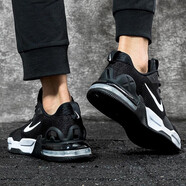 耐克（NIKE）官方艦店男鞋 夏季新款運(yùn)動(dòng)鞋AIR MAX緩震耐磨休閑鞋網(wǎng)面跑步鞋 黑色經(jīng)典/AIR MAX 41