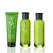 四季美人蘆薈補水五件套裝補水保濕禮盒單品潔面乳爽膚水乳液面霜 潔面乳 水 乳液