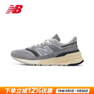 NEW BALANCE男鞋女鞋 24新款NB997R情侶運動休閑鞋跑步鞋潮流復(fù)古拼接老爹鞋 U997RHA-D灰色 40 (腳長25cm)