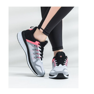 361°女鞋運動鞋女2025春秋季新款透氣網(wǎng)面減震跑步鞋防滑百搭運動鞋 361度白/螢光淺珊瑚 35