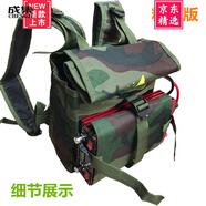 魚簍網(wǎng)兜機(jī)頭背包包電瓶鋰電池工具防水釣魚包包迷彩雙肩背包機(jī) 普通版24AH(背包一個(gè))