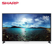 夏普（SHARP）4T-C86E7CA 86英寸 4K超高清HDR智能BT藍(lán)牙網(wǎng)絡(luò)液晶大屏樣品機(jī) 86英寸巨幕影院AI語音2+32G HDR10杜比 掛架版
