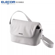 宜麗客（ELECOM） 單肩單反相機(jī)包挎包戶外輕便斜挎攝影包女男DGB-S031 灰色