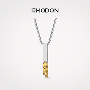 RHODON情侶款項(xiàng)鏈一對高級感小眾設(shè)計吊墜輕奢異地戀禮物男女款生日禮物 女款