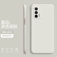 飛克斯 真我gt手機殼 realmegtneo/閃速版液態(tài)硅膠保護套純色液態(tài)鏡頭全包直邊防摔男女軟殼 GT/Neo/閃速版【象牙白】