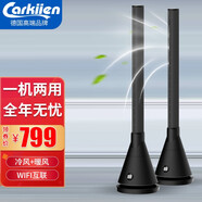 carkiien卡齊冷暖兩用無葉風(fēng)扇家用智能溫控塔扇落地塔式電扇低噪音暖風(fēng)機(jī) 冷暖兩用智能WIFI氣質(zhì)黑
