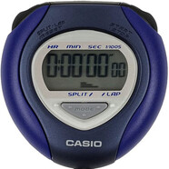 卡西歐（CASIO） 秒表電子比賽HS70W HS80TW田徑足球防水跑步計時 HS-6-2JH藍色
