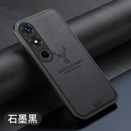 特七 適用榮耀play9TPro/9C手機殼paly8t/pro布紋play7T保護套6t超薄play6c鏡頭全包硅膠手機套防摔殼 【榮耀play9C】黑色+送膜