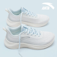 安踏（ANTA）安踏女鞋運(yùn)動(dòng)鞋夏季2024官方新款透氣軟底輕便緩震跑步鞋女 -1象牙白/淺霧灰 39