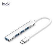Imak 擴展塢USB擴展器hub3.0外接一拖四2.0手機轉換器Type-C轉USB多接口集分線(xiàn)器 銀色USB-C轉A （四口））