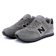 新百倫574男鞋新款休閑運動(dòng)鞋女秋冬款體考跑步鞋國產(chǎn)學(xué)生潮鞋紐百倫 魅力灰全皮 40