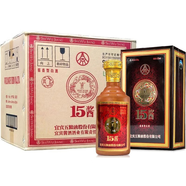 五糧液（WULIANGYE） 股份有限公司 53度醬香型白酒 禮盒酒水 53度 500mL 6瓶 15醬50版整箱