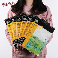 蒙瑪特(Mont Marte)文具50頁素描本 A4素描紙加厚速寫本鉛筆炭筆繪畫紙美術(shù)臨摹素描本涂鴉線圈畫紙MSB0085F美術(shù)寫生
