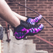 耐克（NIKE）男女鞋Air Foamposite Pro噴泡潮流時(shí)尚炫酷運(yùn)動(dòng)籃球鞋 624041-012紫迷彩 41