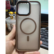 ISIDO自無線充電適用iphone15promax手機(jī)殼蘋果14proMax簡(jiǎn)約13新款全包 柔彩磁吸殼【沙漠金】膚感磨砂強(qiáng)磁吸附-通4 iPhone 13 Pro Max